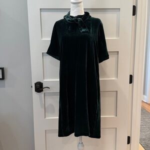 Eileen Fisher Deep Green Velvet Garment